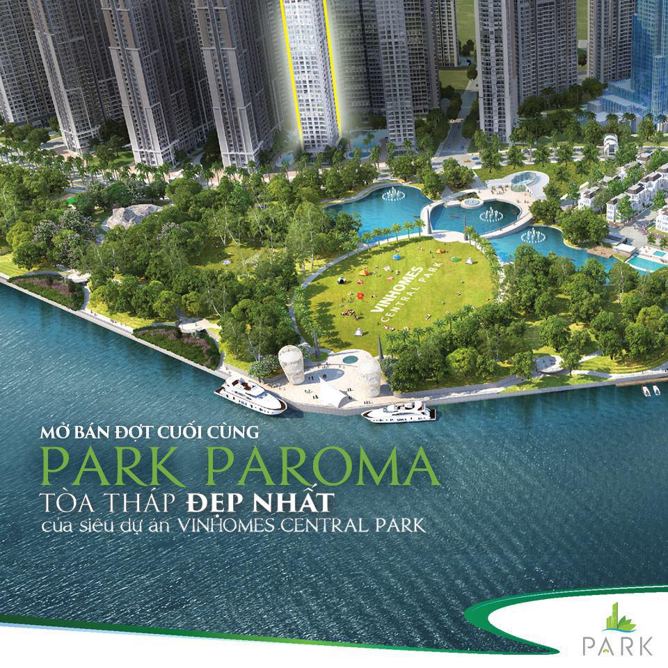 Vinhomes mở bán Park Paroma - Vinhomes Central Park