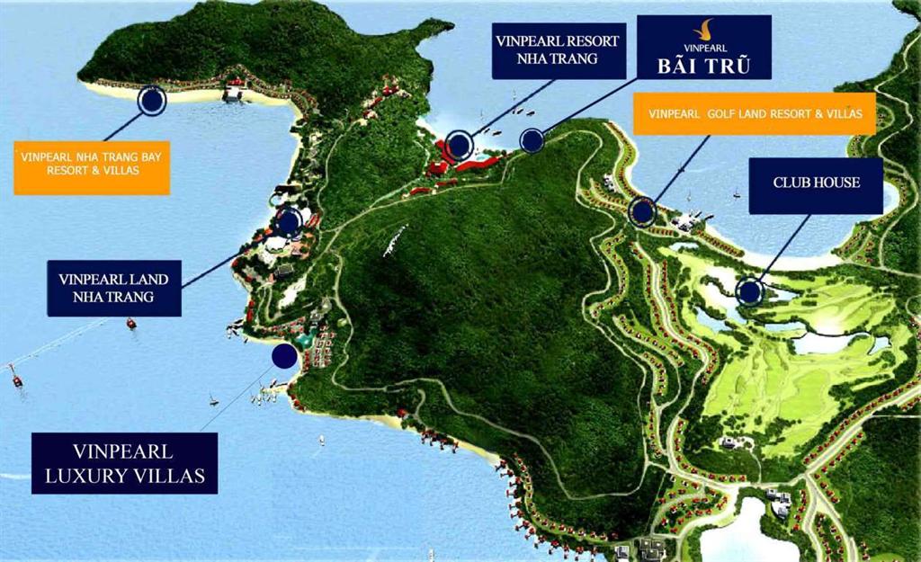 Các dự án Vinpearl trên đảo Hòn Tre - Nha Trang