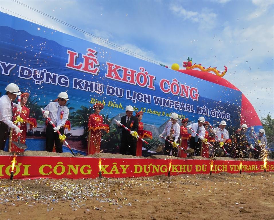 VINGROUP: Khởi công xây dựng Khu du lịch Vinpearl Hải Giang