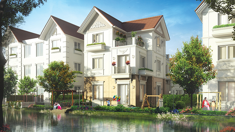 Biệt thự mẫu Vinhomes Riverside