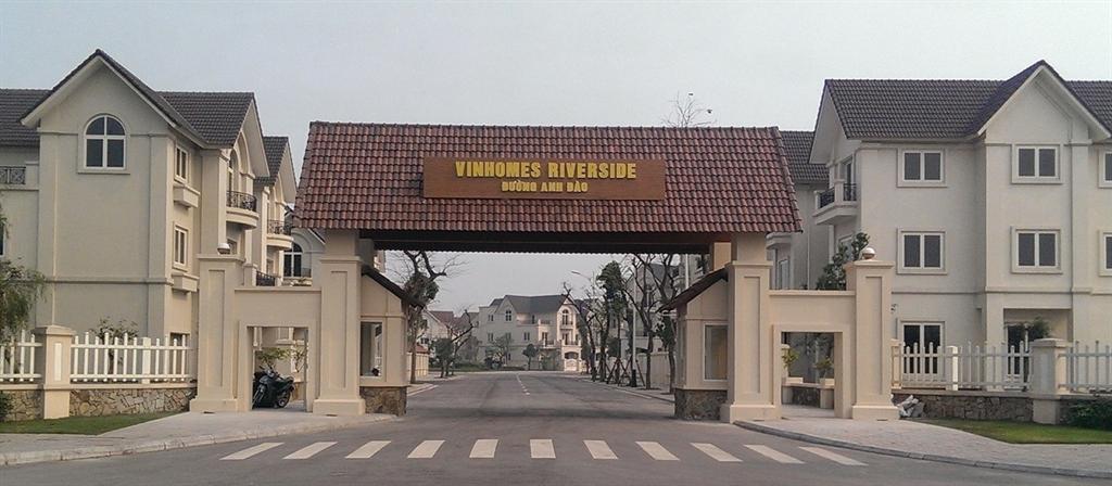 cổng biệt thự hoa anh đào - Vinhomes riverside