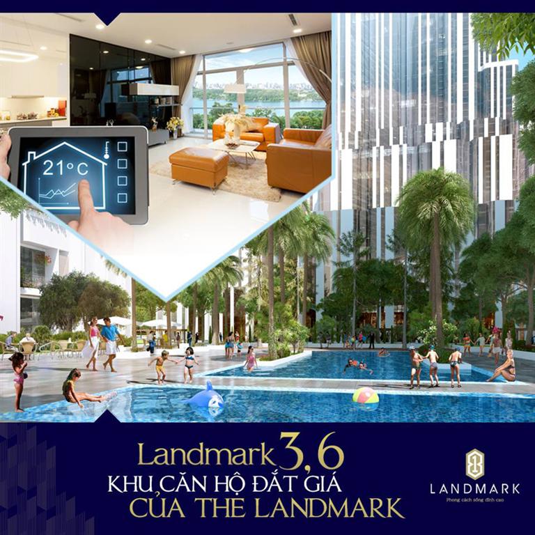 Landmark 3 & 6 là khu căn hộ đắt giá của The Landmark