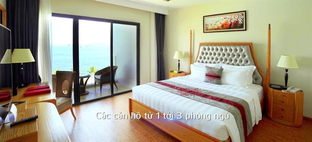 Căn hộ khách sạn Vinpearl Empire Condotel có từ 1 đến 3 phòng ngủ