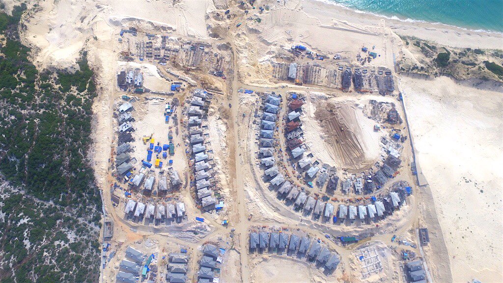 Tiến độ xây dựng biệt thự Bãi Dài - Long Beach